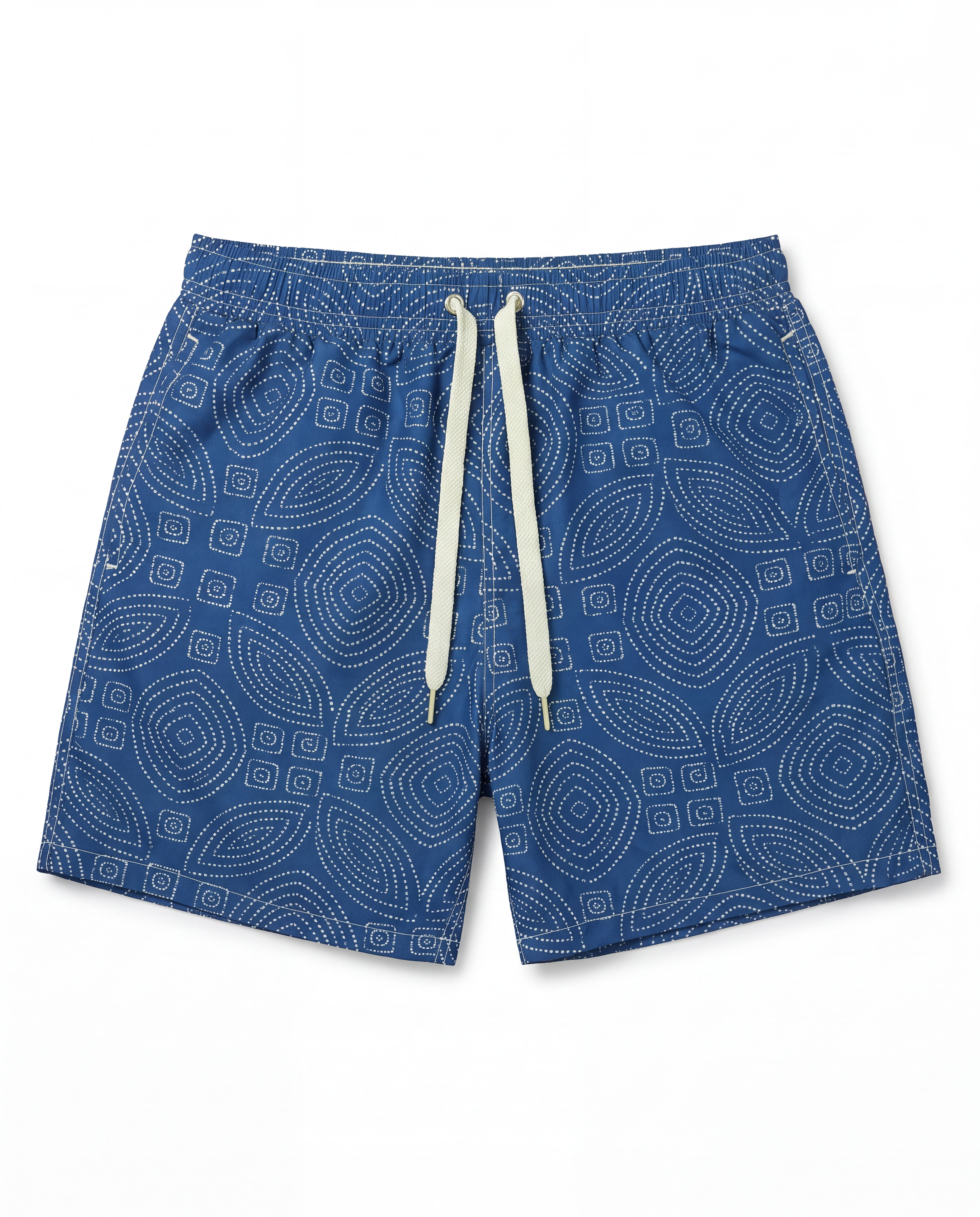 Indigo Medallion Swim shorts